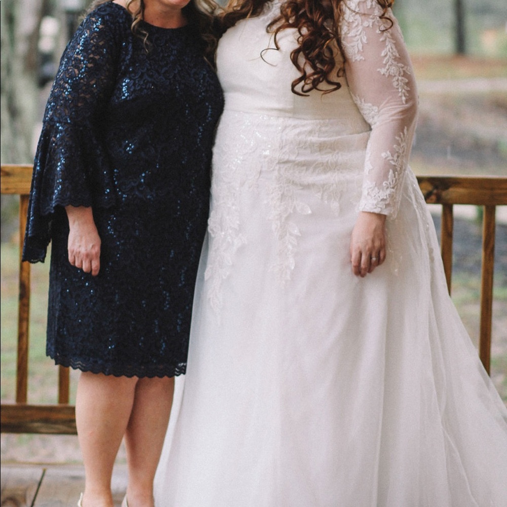 Jessica Howard sequin lace bell dress